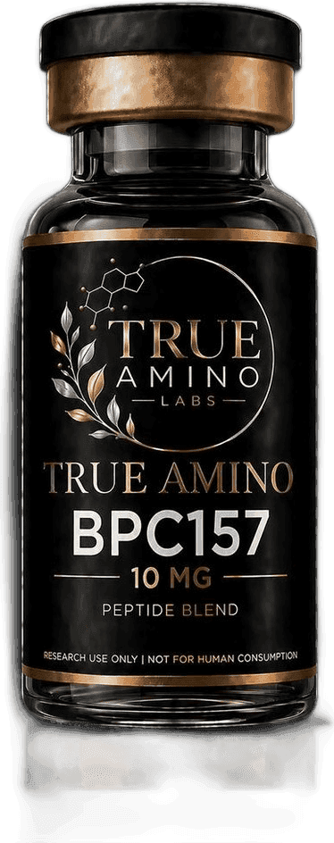 True Amino Labs BPC-157 research peptide vial